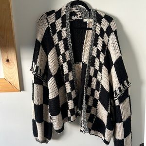 Size medium oversized cardigan